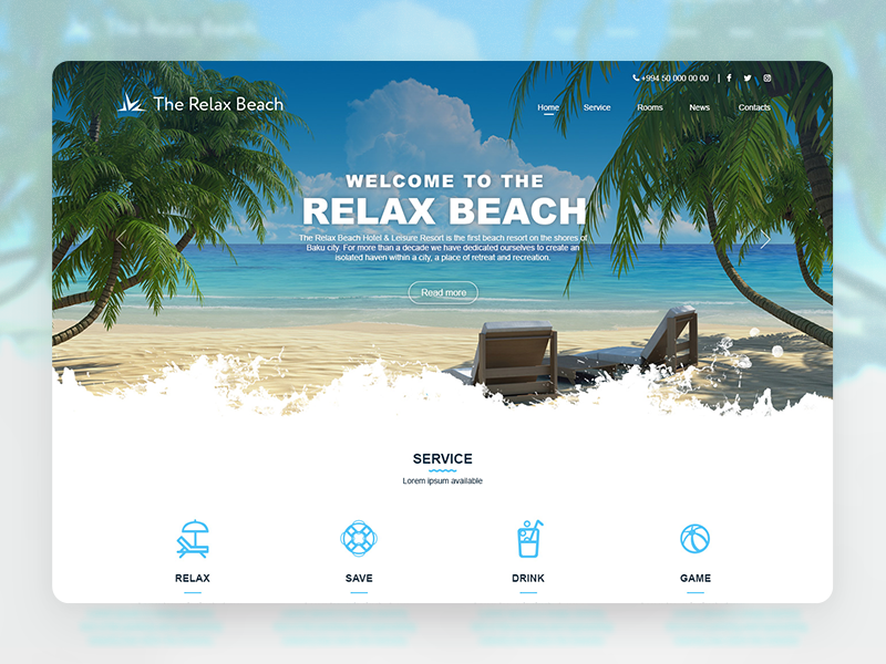 Thiết kế website resort chuẩn UX/UI