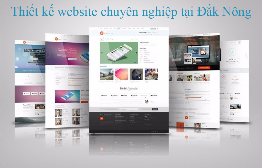Thiết kế website theo yêu cầu tại Đắk Nông