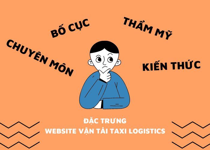 Đặc trưng của website vận tải taxi logistics