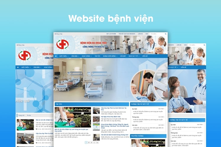 Thiết kế website phòng khám bệnh viện