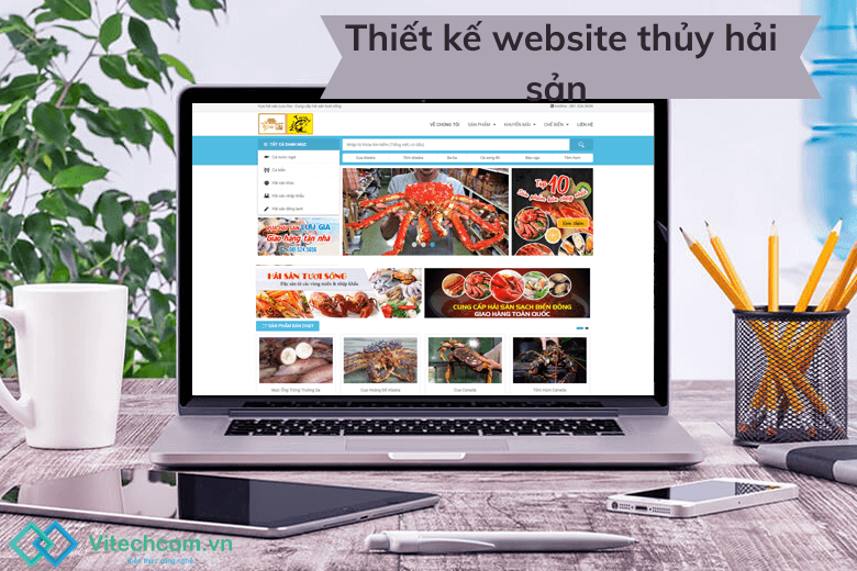 Thiết kế website thủy hải sản