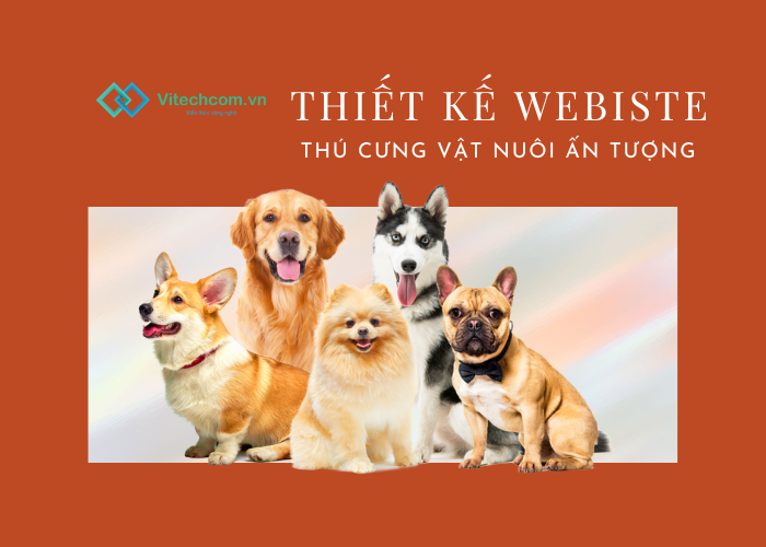 Thiết kế website thú cưng vật nuôi