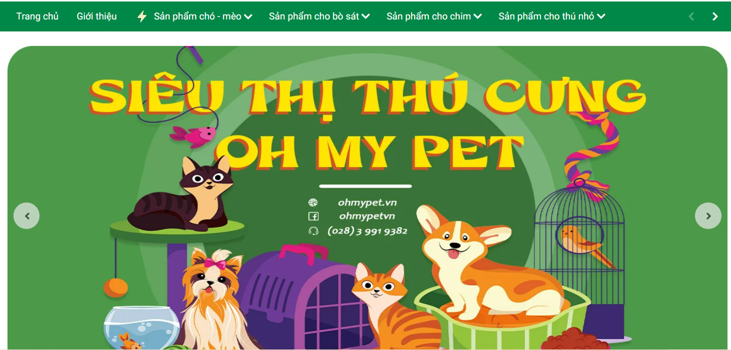 Thiết kế website thú cưng vật nuôi đem đến nhiều lợi ích vượt bật