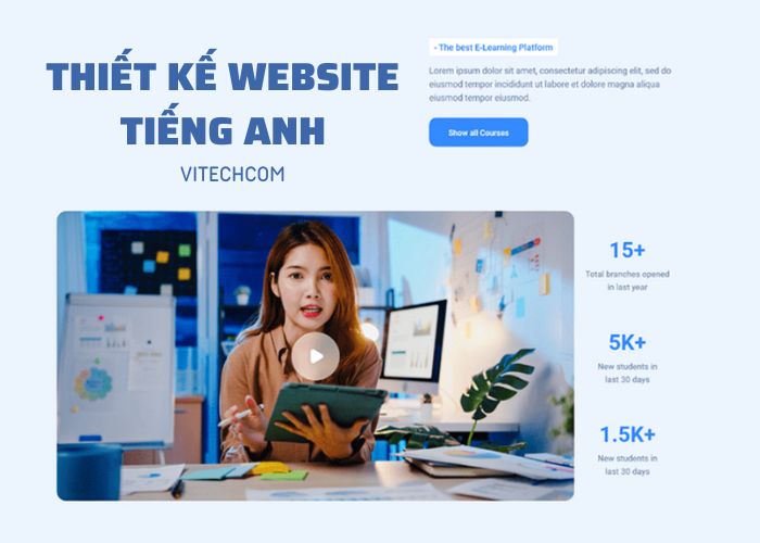 Thiết kế website tiếng Anh