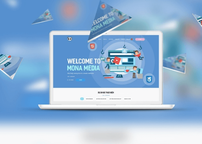 Mona Media thiết kế website