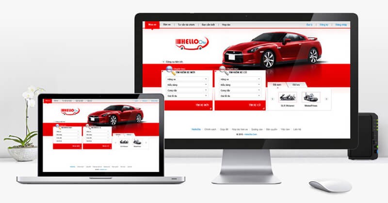 Thiết kế website thuê xe giúp doanh nghiệp cập nhật thông tin nhanh chóng