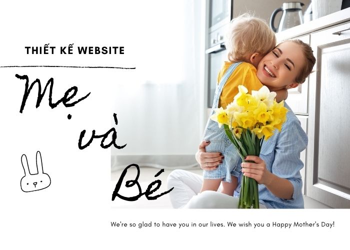 Thiết kế website mẹ và bé