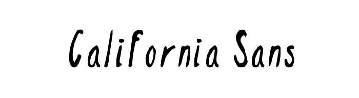 California Sans Font