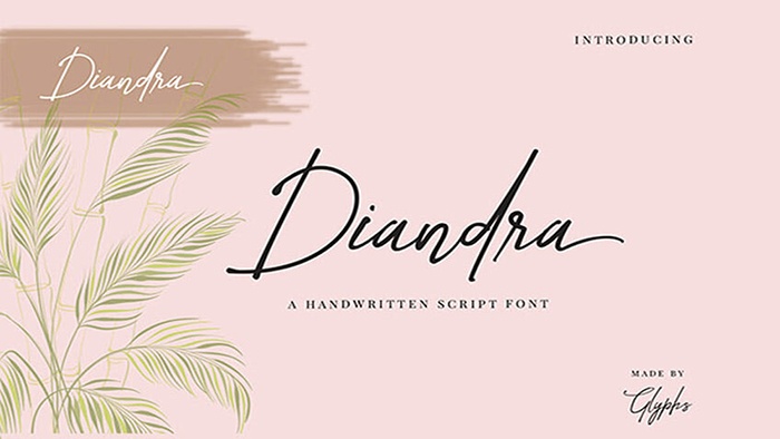 Diandra Signature Font