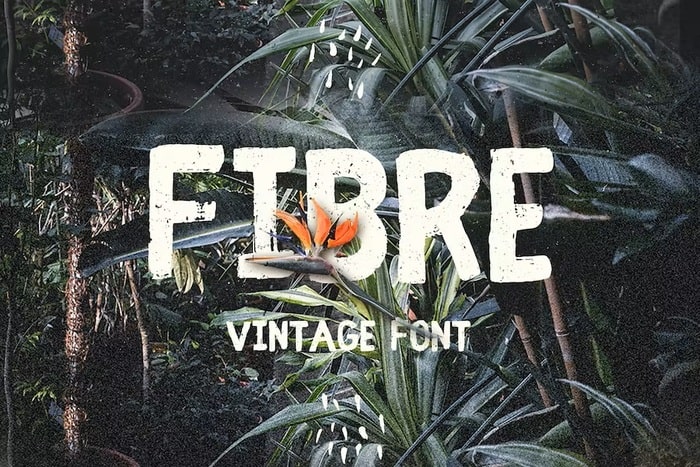 Fibre - Vintage Font