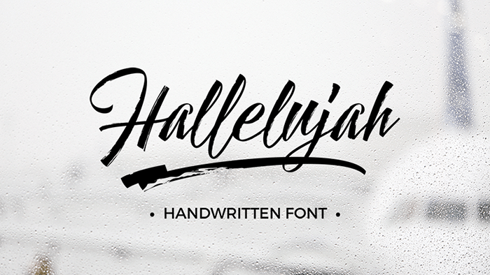 Hallelujah Font