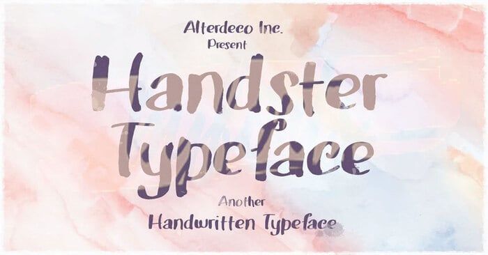 Handster Typeface Font