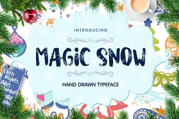 Magic Snow Typeface Font